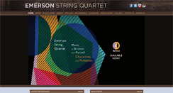 Desktop Screenshot of emersonquartet.com