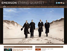 Tablet Screenshot of emersonquartet.com